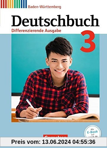 Deutschbuch - Differenzierende Ausgabe Baden-Württemberg - Bildungsplan 2016 / Band 3: 7. Schuljahr - Schülerbuch
